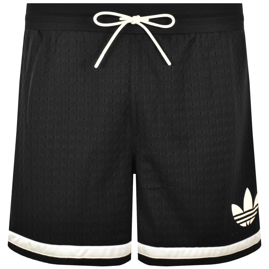 Image number 2 for adidas Originals Warp Knit Shorts Black