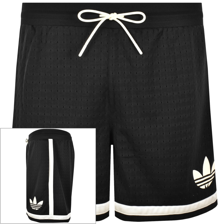 Image number 1 for adidas Originals Warp Knit Shorts Black
