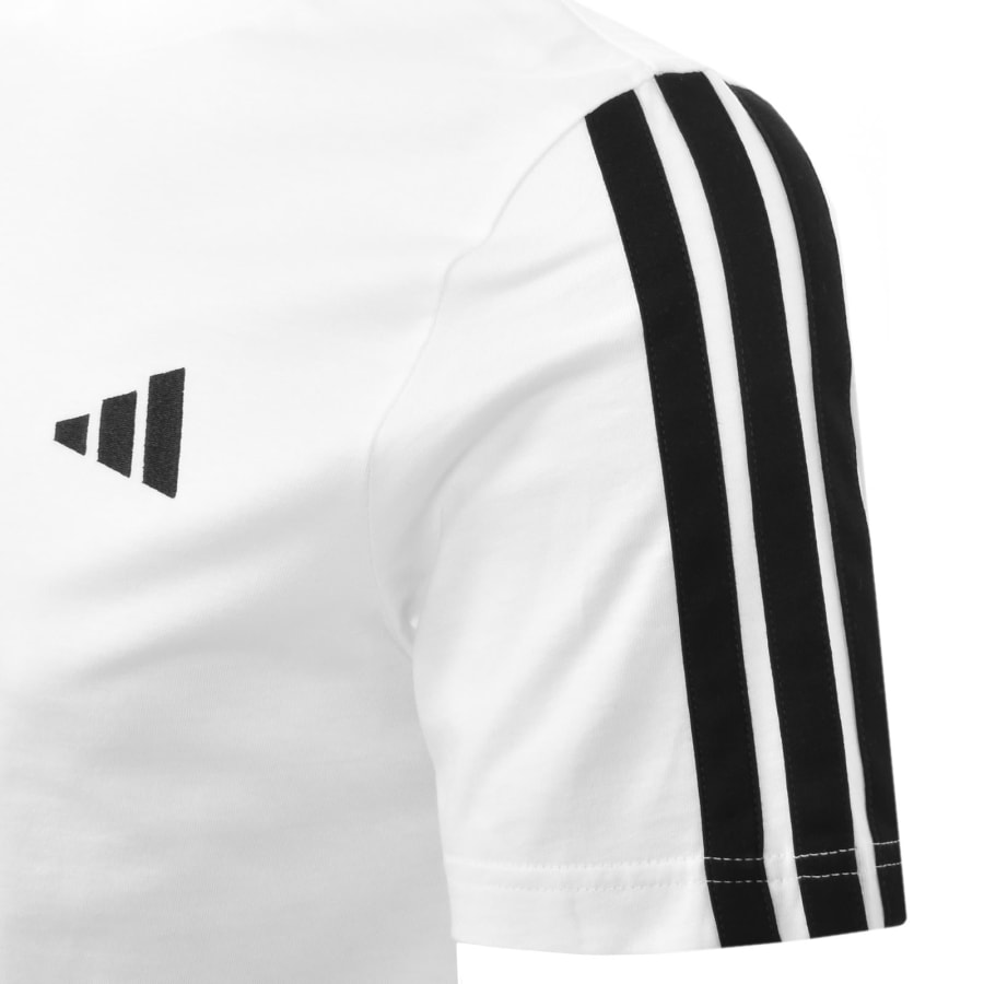 Image number 5 for adidas Sportswear 3 Stripes T Shirt White