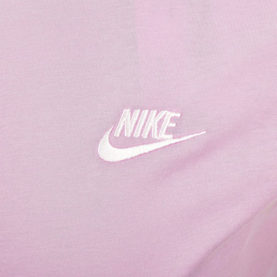 Image number 3 for Nike Crew Neck Club T Shirt Pink
