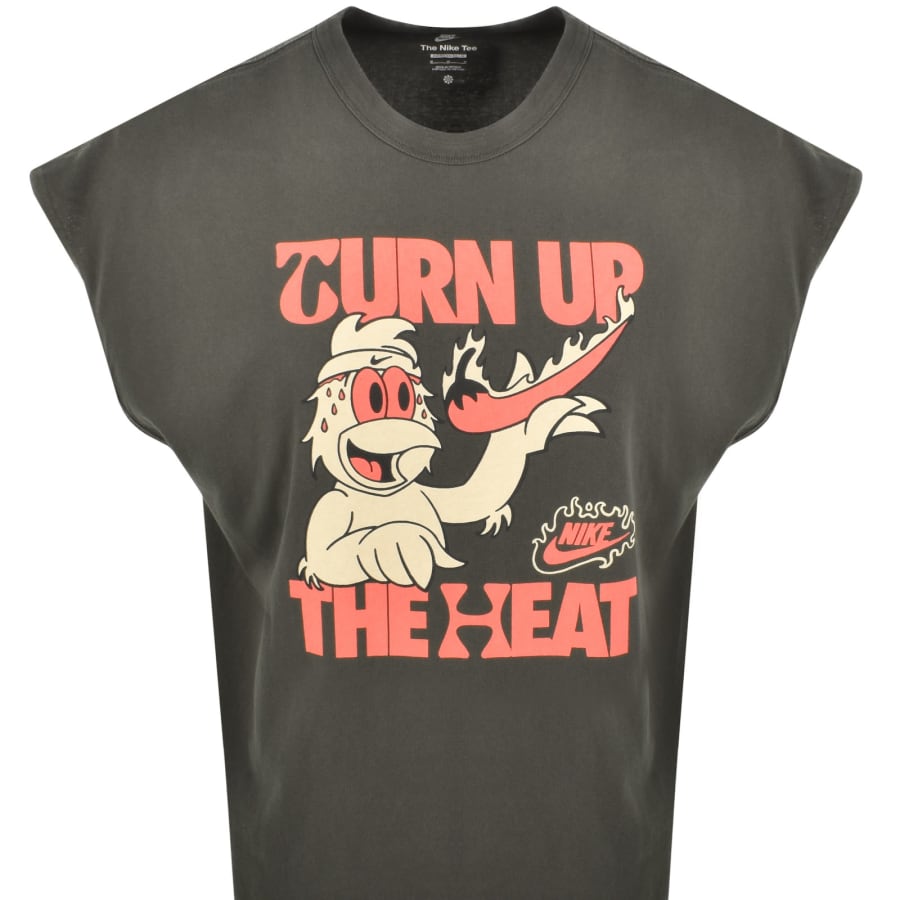 Image number 2 for Nike Sportswear Hot Ones Oversized Vest Green