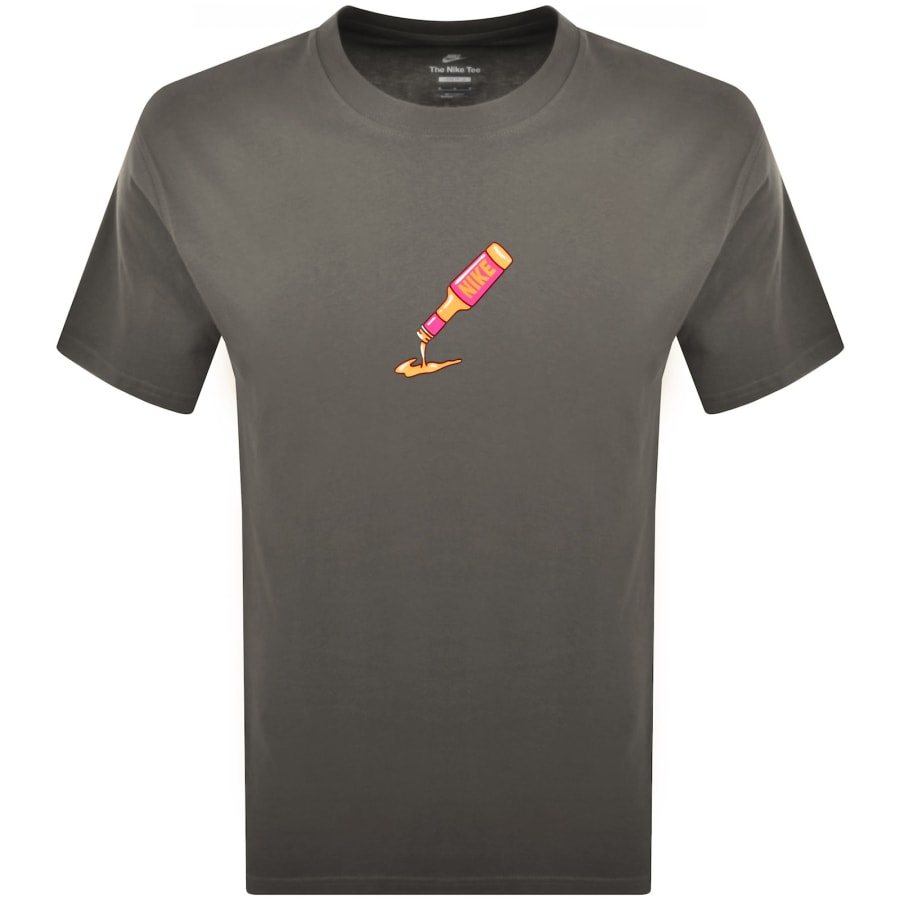 Image number 2 for Nike Sportswear Hot Sauce T Shirt Grey