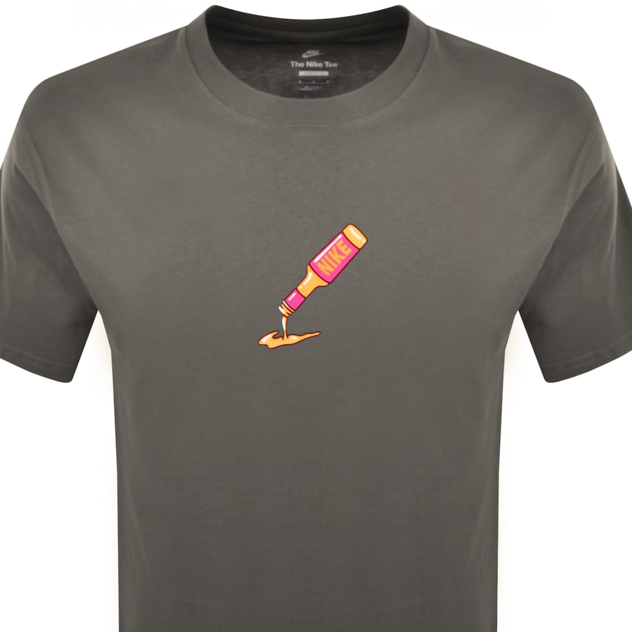 Image number 3 for Nike Sportswear Hot Sauce T Shirt Grey