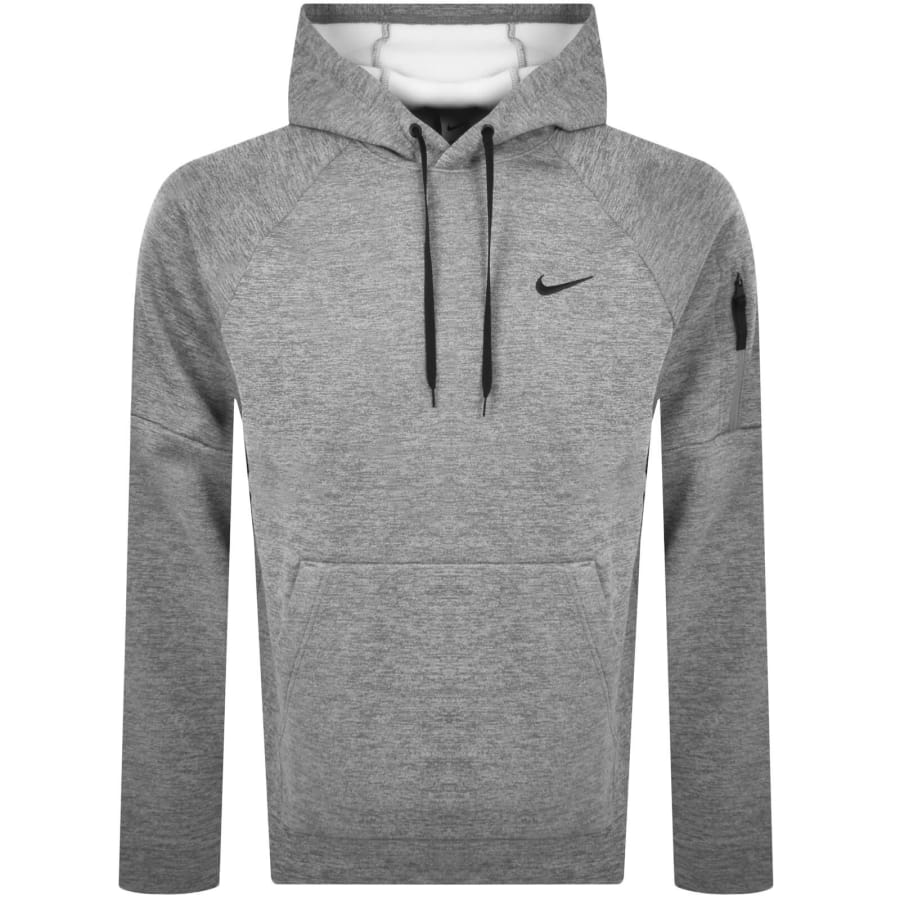 Image number 2 for Nike Training Therma Fit Hoodie Grey