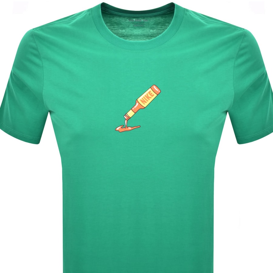 Image number 3 for Nike Sportswear Hot Sauce T Shirt Green