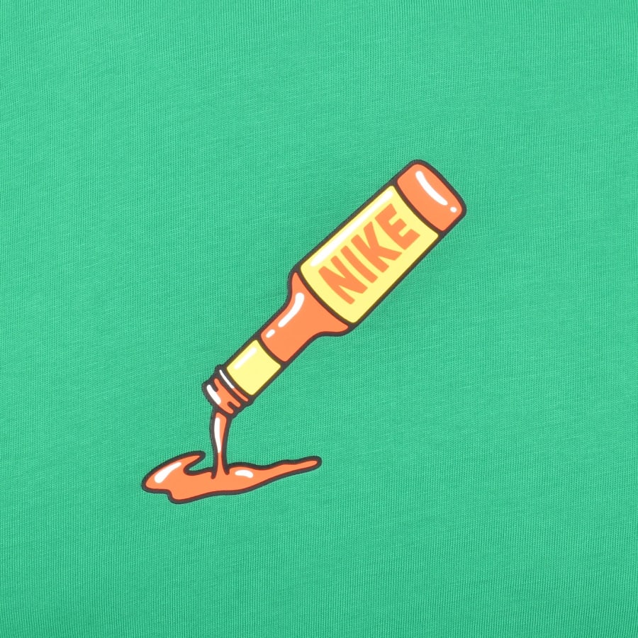 Image number 4 for Nike Sportswear Hot Sauce T Shirt Green
