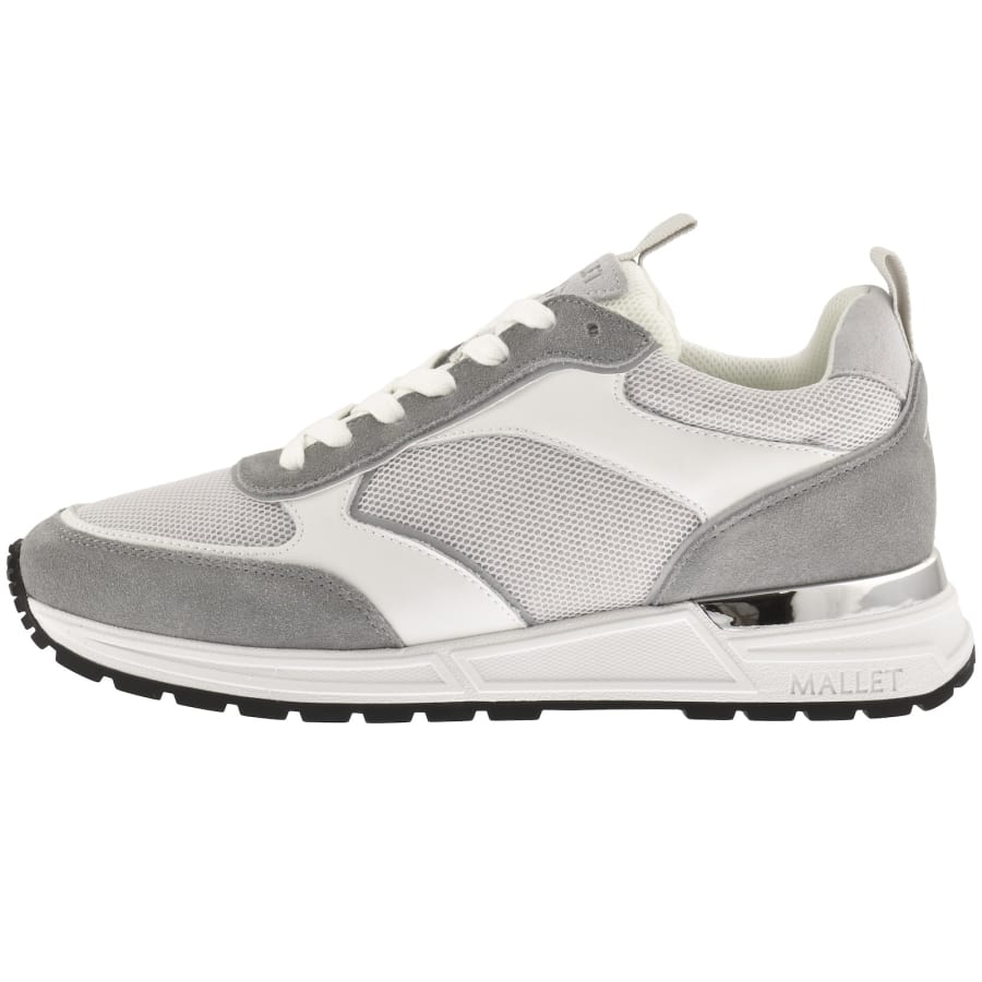 Image number 1 for Mallet Bethnal Trainers White Grey