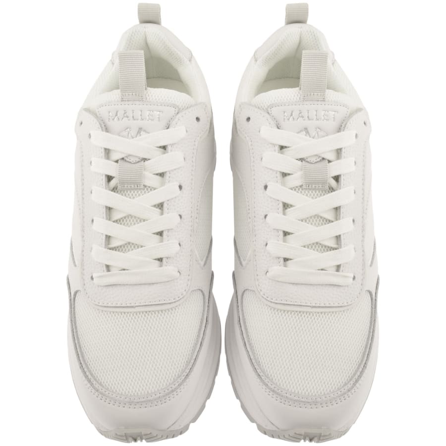 Image number 3 for Mallet Bethnal Trainers Triple White