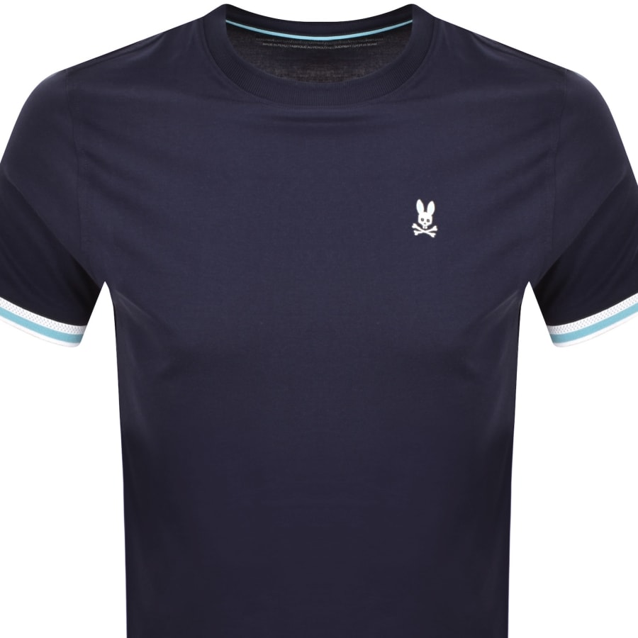 Image number 2 for Psycho Bunny Nolan Fashion T Shirt Navy