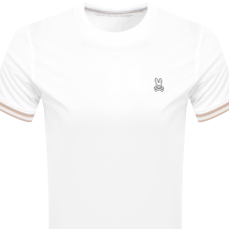 Image number 2 for Psycho Bunny Nolan Fashion T Shirt White