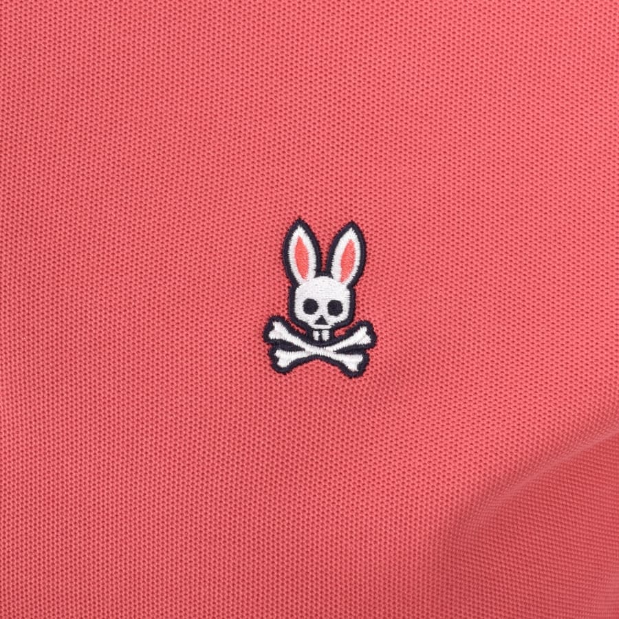 Image number 3 for Psycho Bunny Nolan Pique Polo T Shirt Rubi Quartz