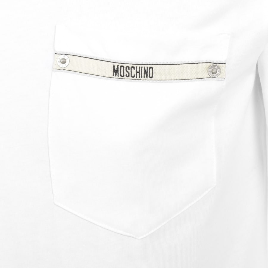 Image number 3 for Moschino Logo T Shirt White