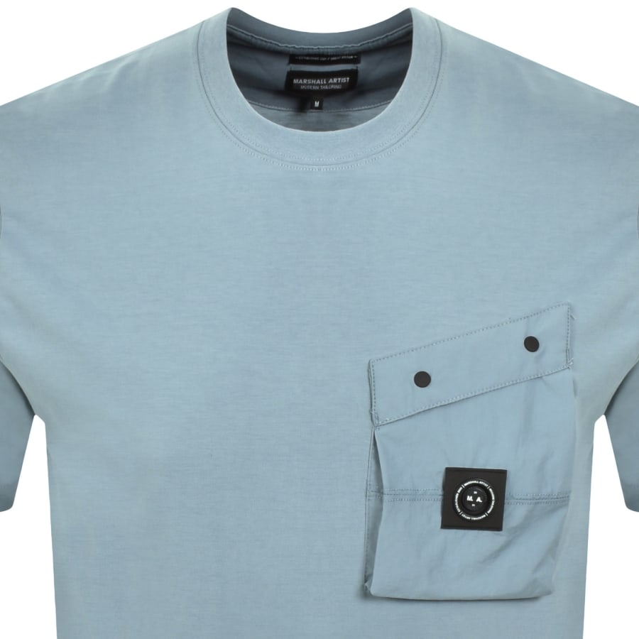 Image number 2 for Marshall Artist Proccera T Shirt Steel Blue