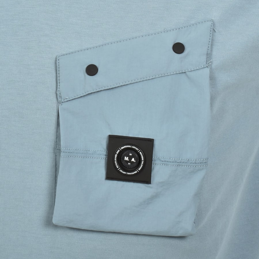 Image number 4 for Marshall Artist Proccera T Shirt Steel Blue