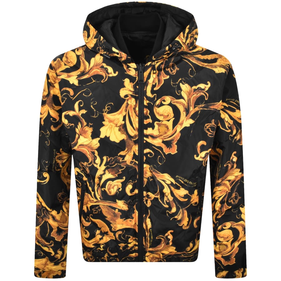 Image number 2 for Versace Jeans Couture Reversible Jacket Black