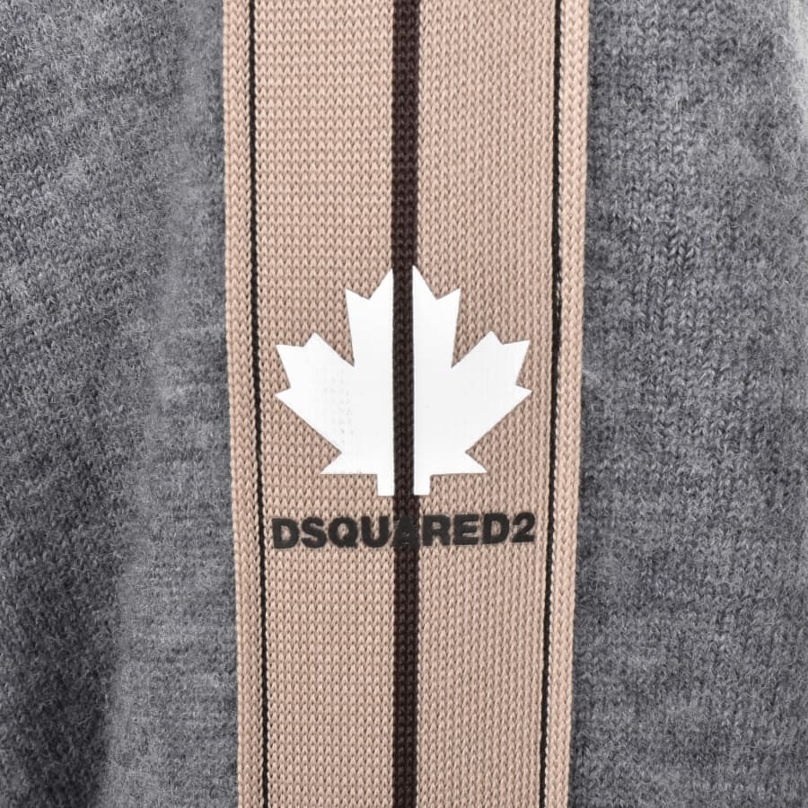 Image number 3 for DSQUARED2 Zipped Cardigan Grey