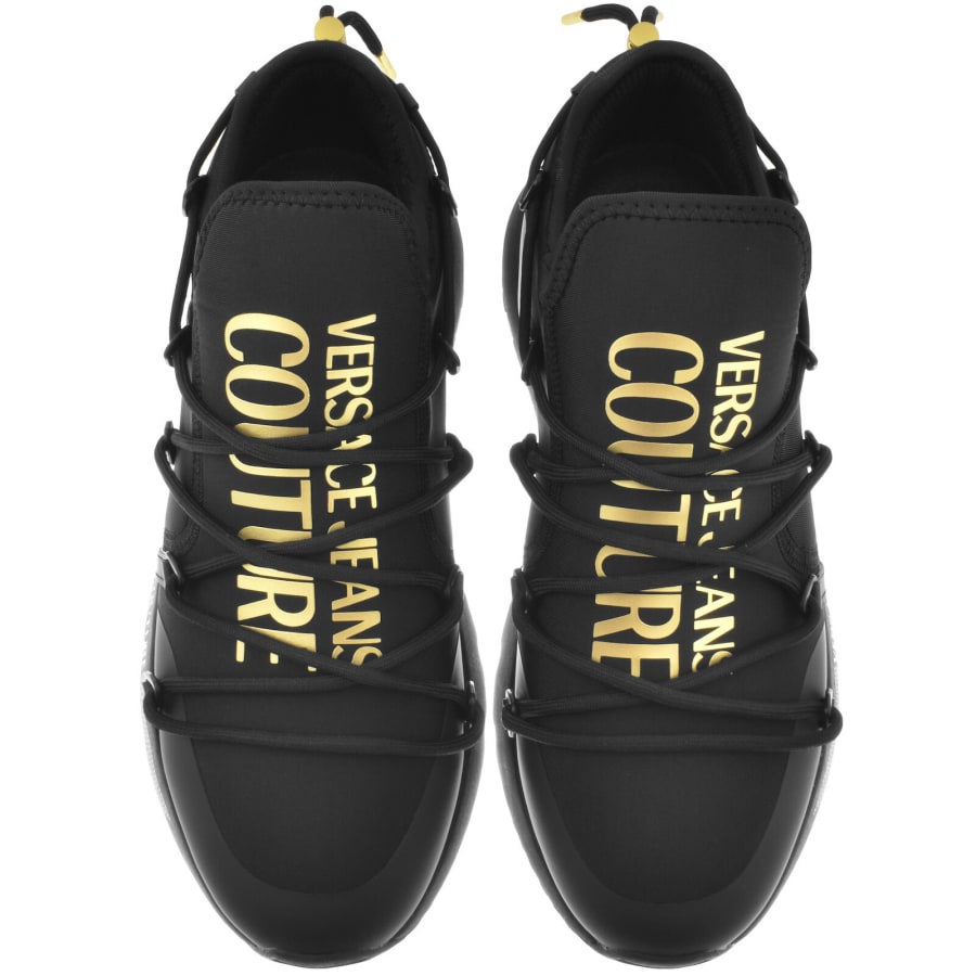 Image number 3 for Versace Jeans Couture Dynamic Trainers Black