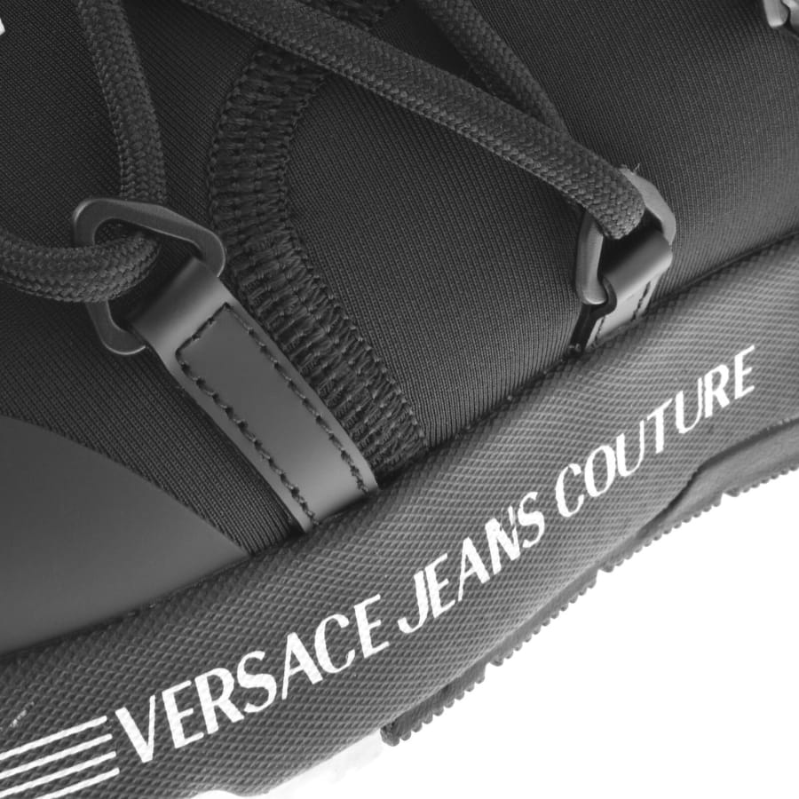 Image number 4 for Versace Jeans Couture Dynamic Trainers Black