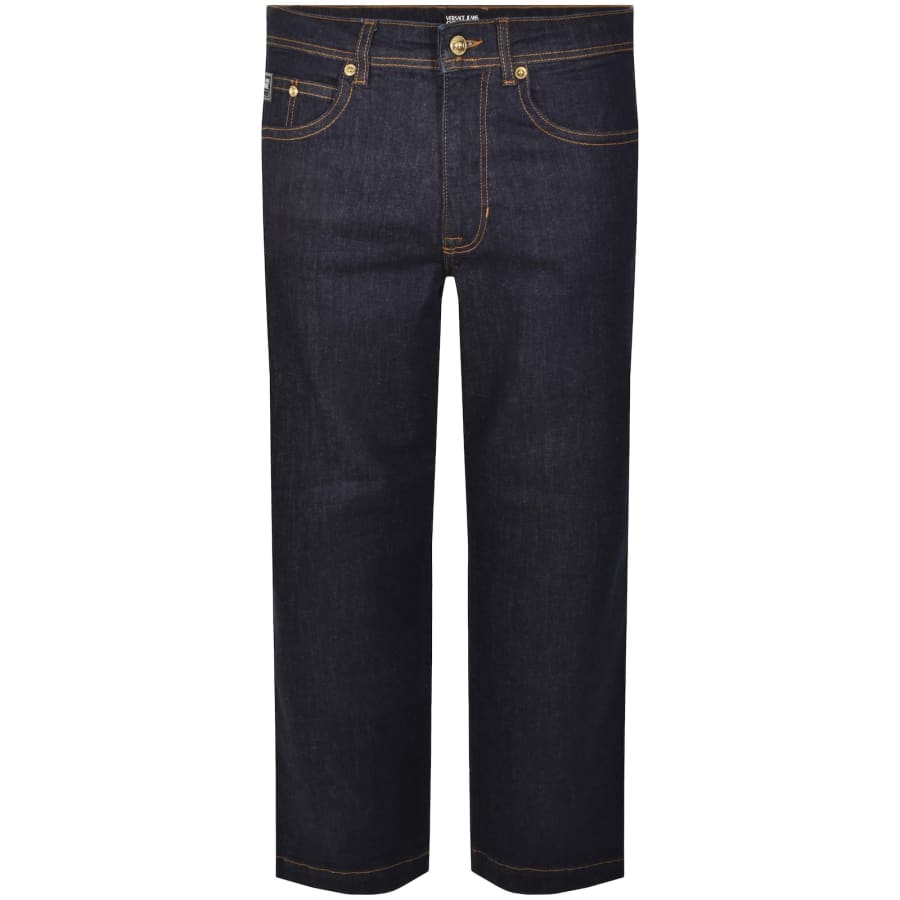 Image number 2 for Versace Jeans Couture Regular Fit Jeans Dark Blue
