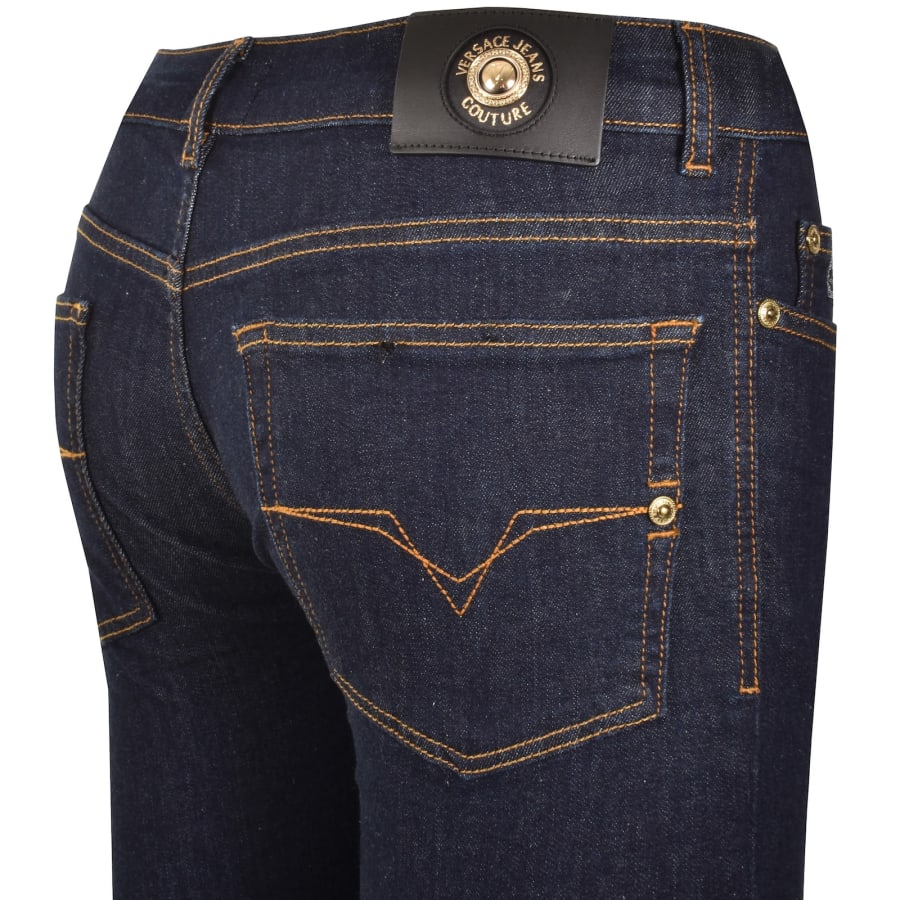 Image number 4 for Versace Jeans Couture Skinny Fit Jeans Indigo Blue