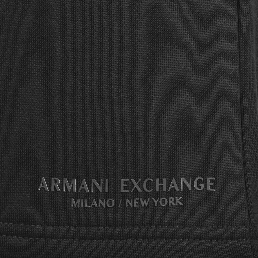 Image number 3 for Armani Exchange Jersey Shorts Black