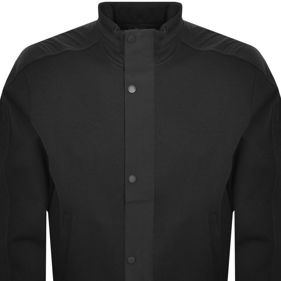 Image number 2 for Armani Exchange Logo Jacket Black