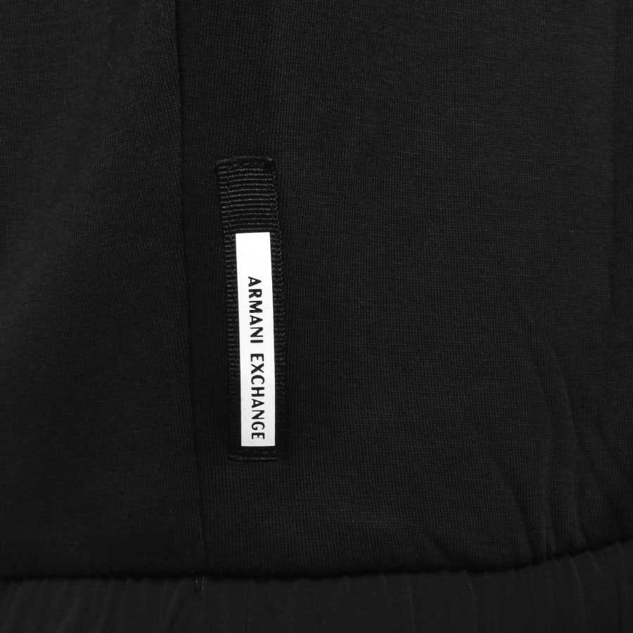 Image number 3 for Armani Exchange Logo Jacket Black