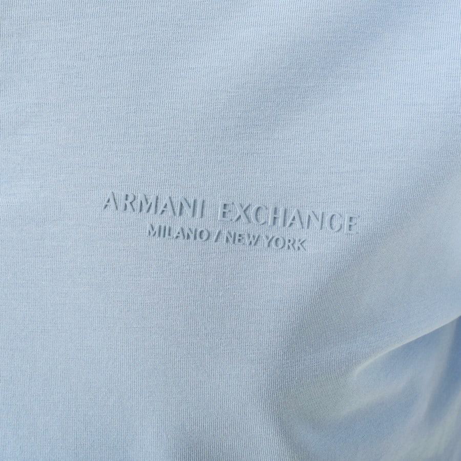 Image number 3 for Armani Exchange Polo T Shirt Blue