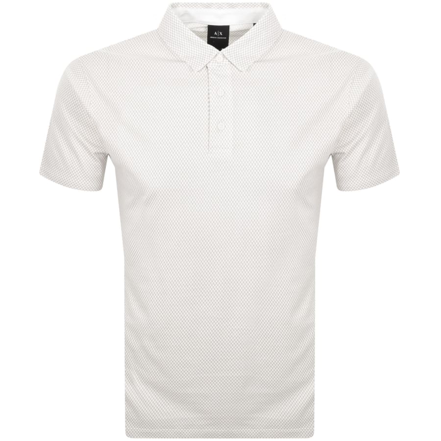 Image number 1 for Armani Exchange Polo T Shirt Off White