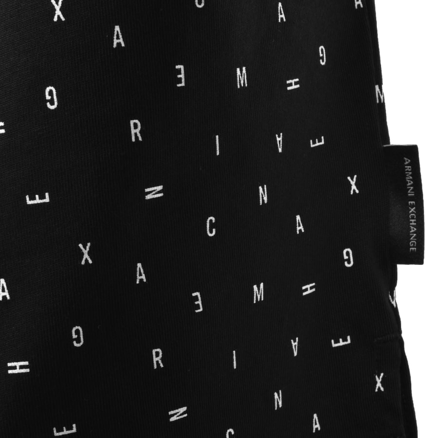 Image number 3 for Armani Exchange Polo T Shirt Black