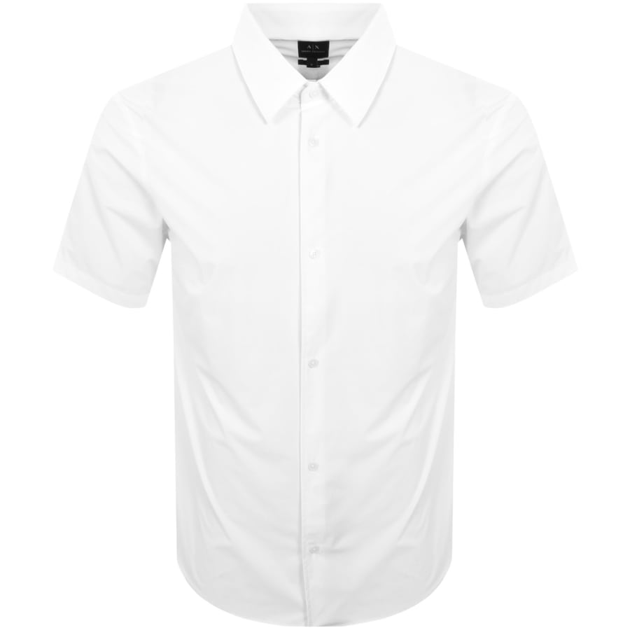 Image number 1 for Armani Exchange Short Sleeve Shirt White