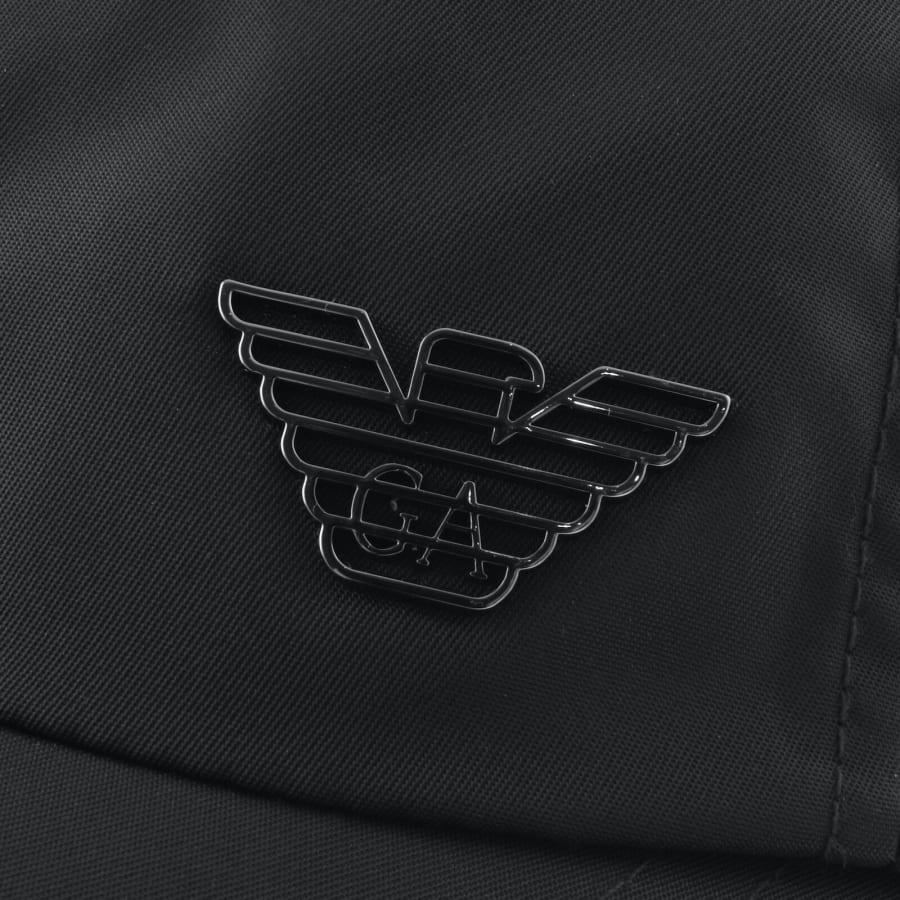 Image number 4 for Emporio Armani Baseball Logo Cap Black