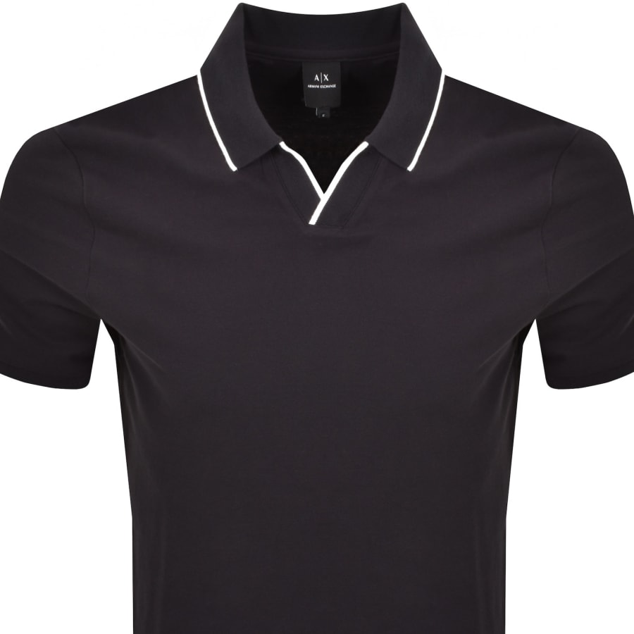Image number 2 for Armani Exchange Polo T Shirt Navy