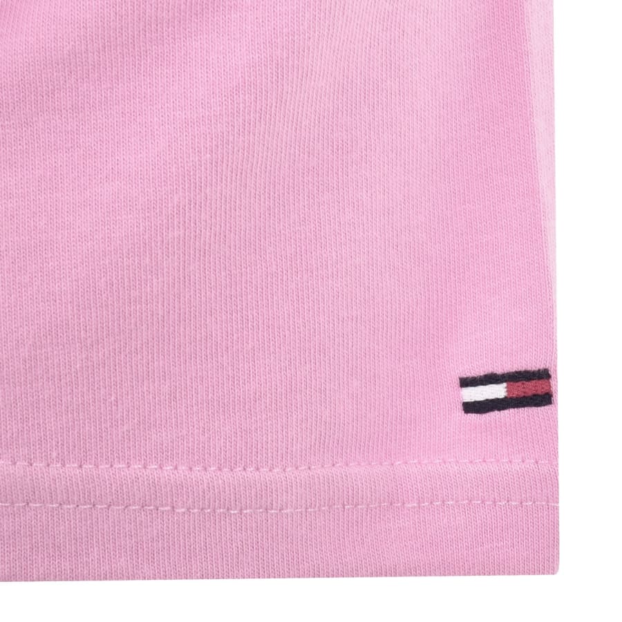 Image number 4 for Tommy Jeans Signature City T Shirt Pink