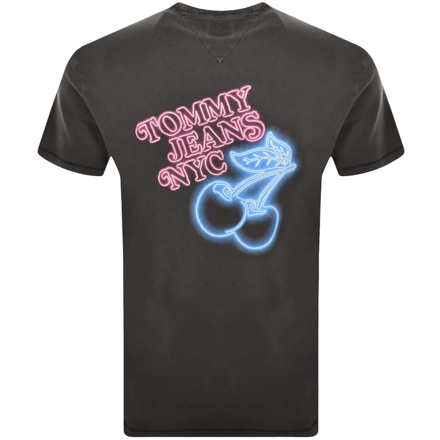 Image number 5 for Tommy Jeans Novelty Fair T Shirt Grey