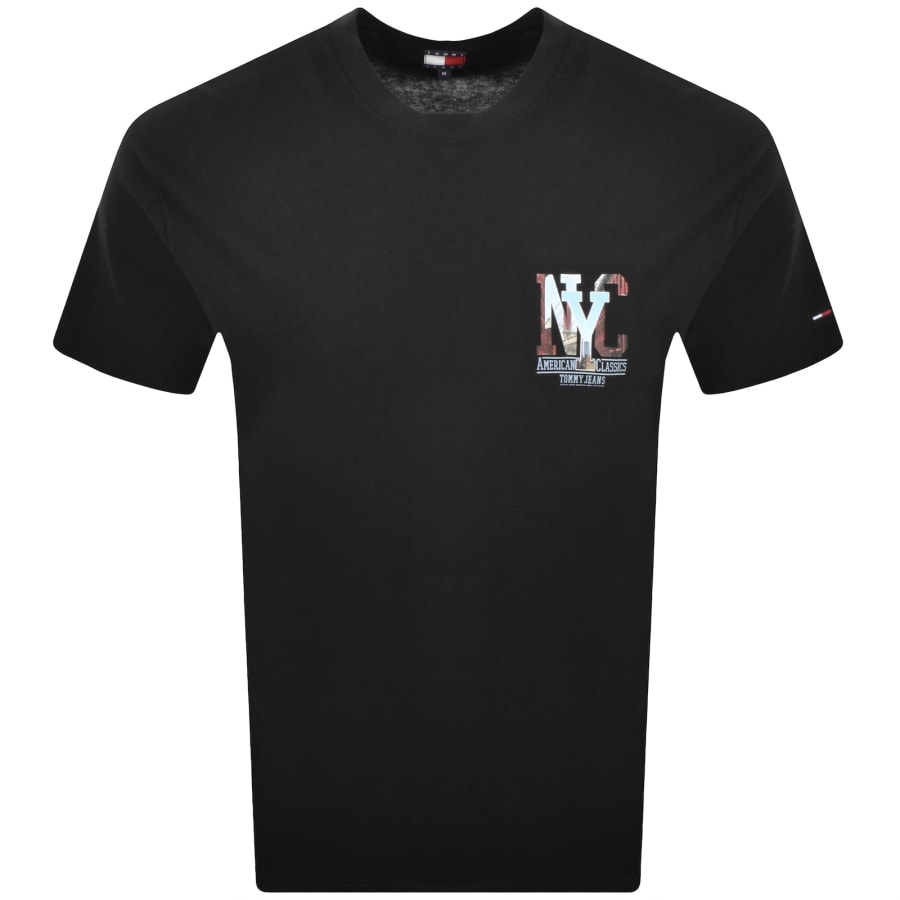 Image number 2 for Tommy Jeans Novelty Graphic T Shirt Black