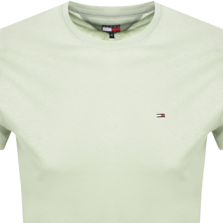 Image number 2 for Tommy Jeans Slim Jersey T Shirt Green