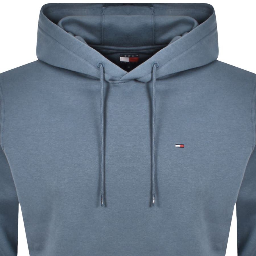 Image number 2 for Tommy Jeans Flag Hoodie Blue Moment