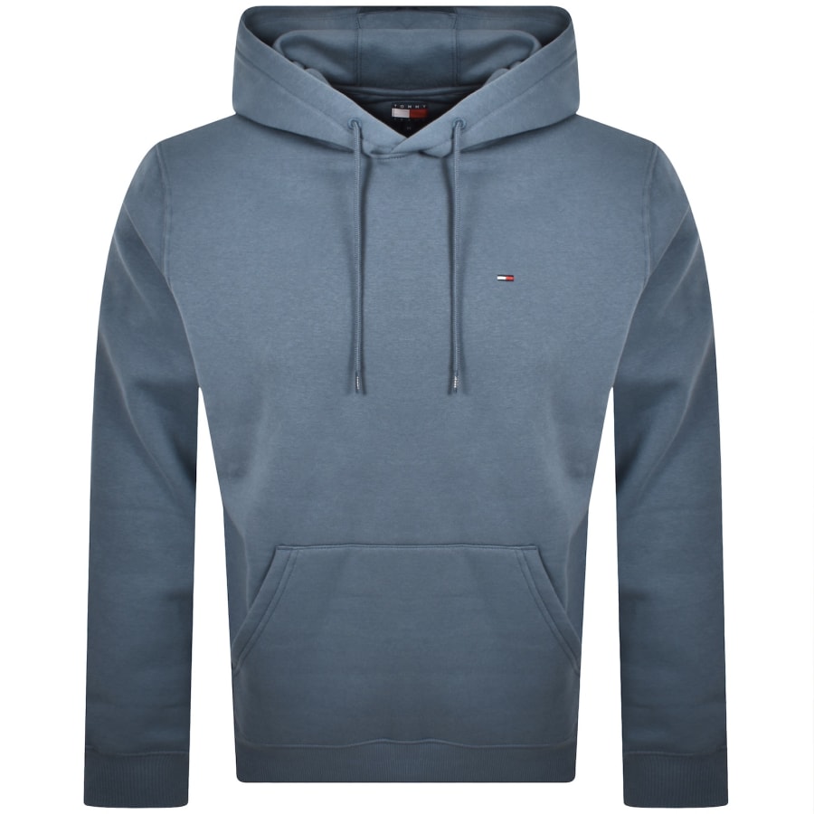 Image number 1 for Tommy Jeans Flag Hoodie Blue Moment