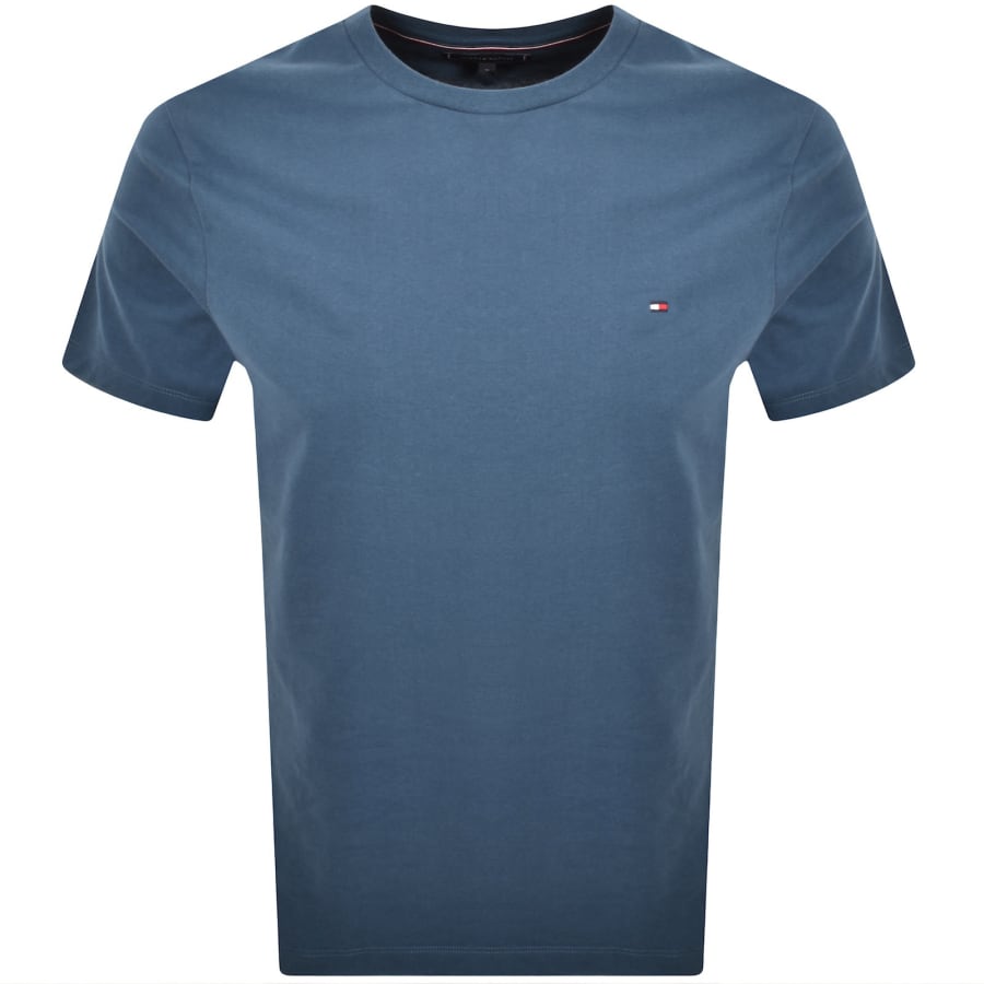 Image number 1 for Tommy Hilfiger Essential Solid T Shirt Blue