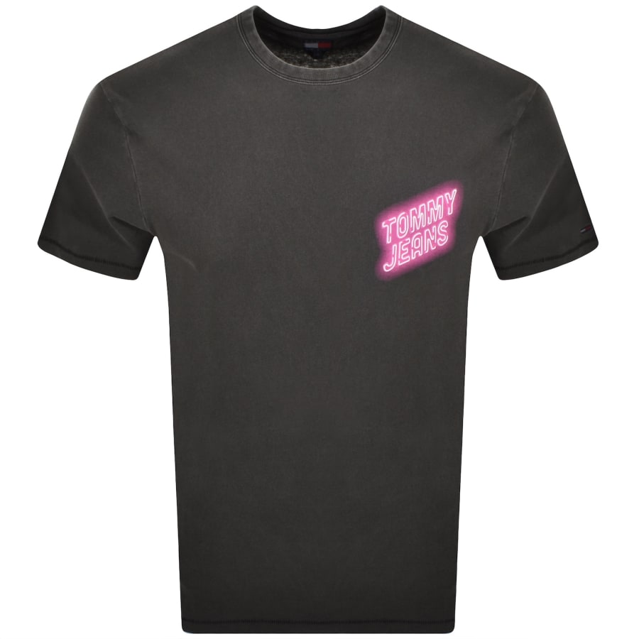 Image number 2 for Tommy Jeans Novelty Fair T Shirt Black