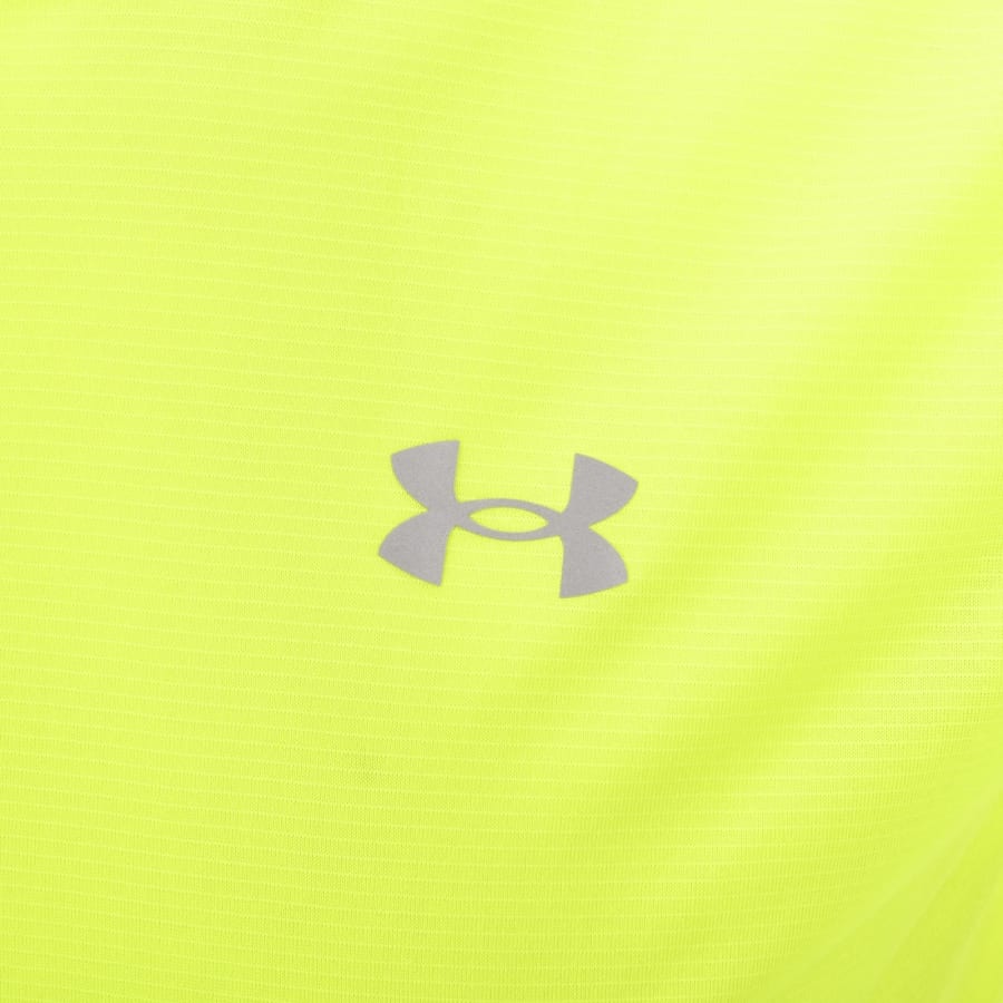 Image number 3 for Under Armour Launch T Shirt Yellow