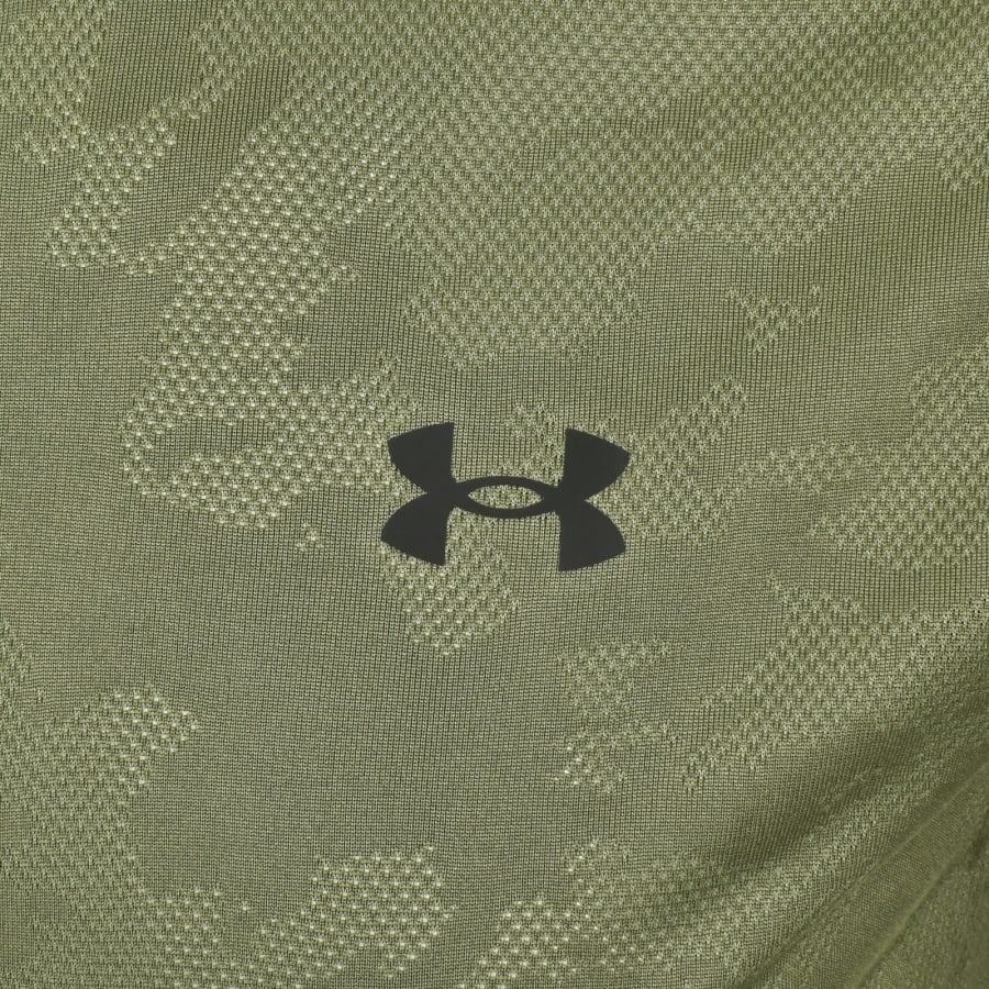 Image number 3 for Under Armour Tech Jacquard T Shirt Green