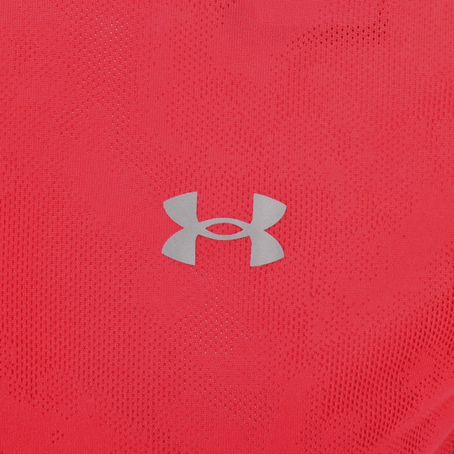 Image number 3 for Under Armour Launch Camo T Shirt Red