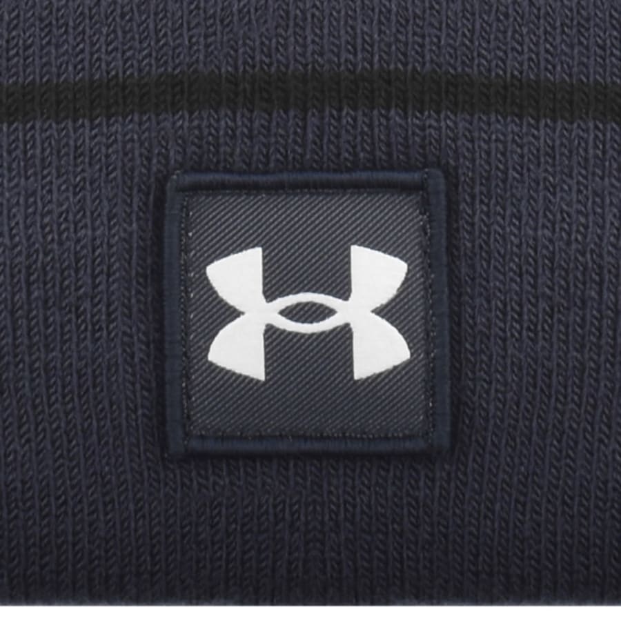 Image number 3 for Under Armour Halftime Pom Beanie Navy