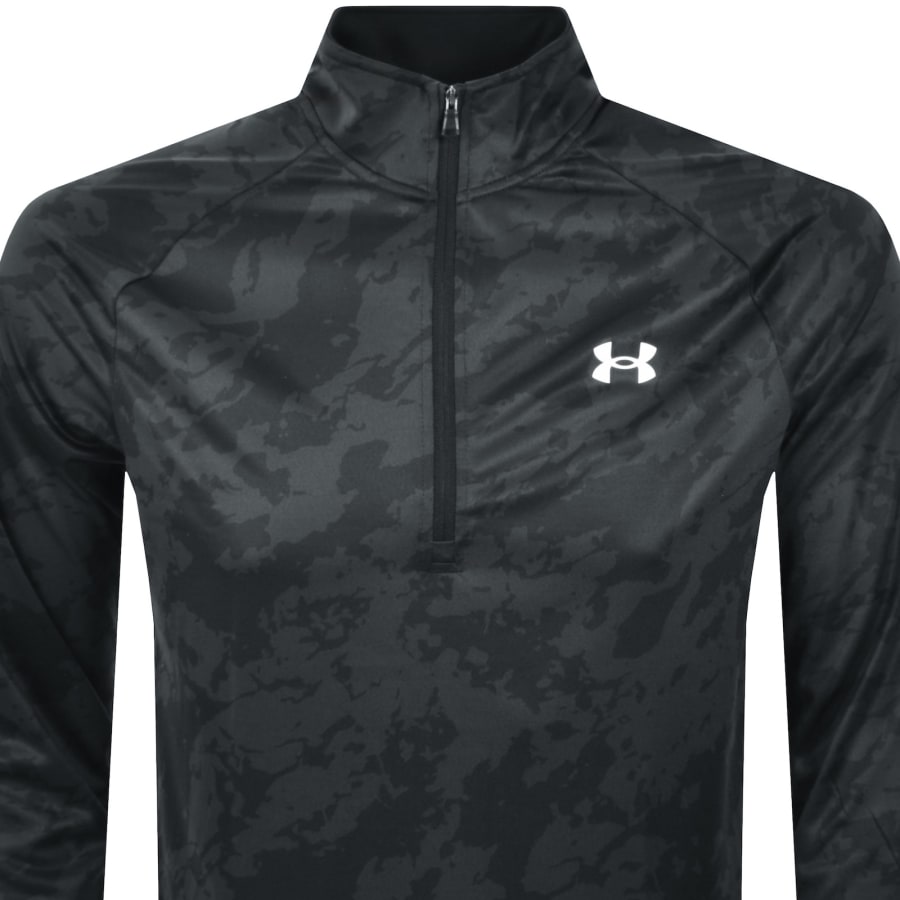 Image number 2 for Under Armour Tech Half Zip Sweatshirt Grey