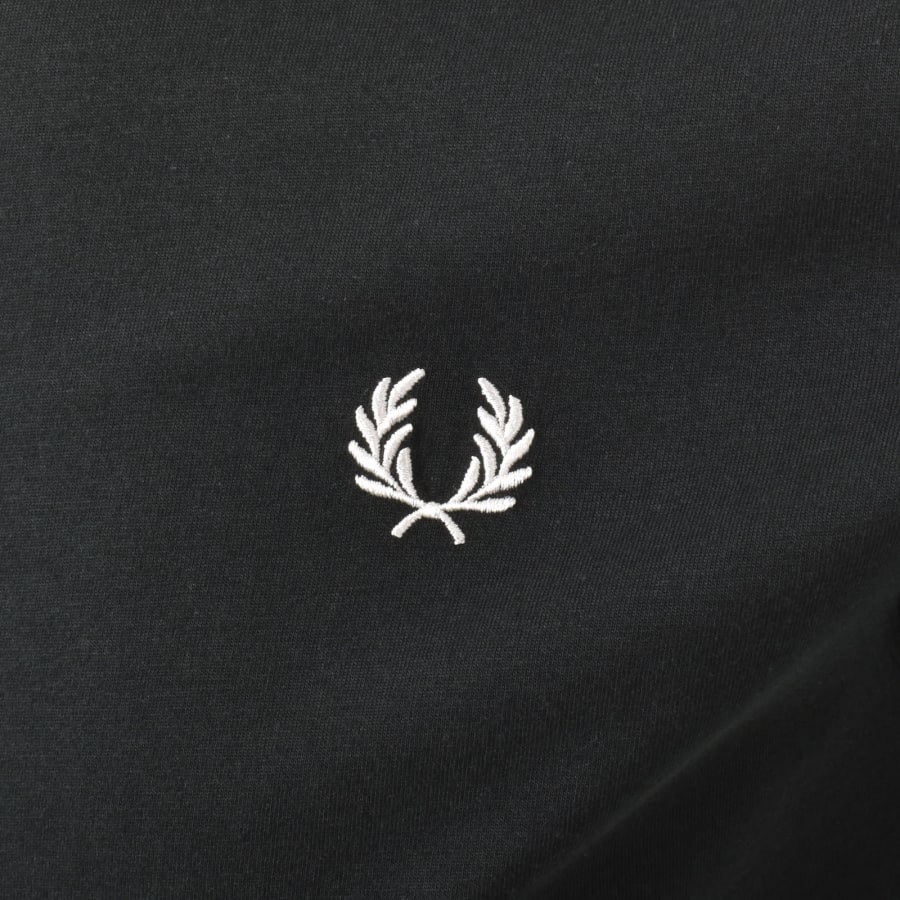 Image number 3 for Fred Perry Twin Tipped T Shirt Night Green