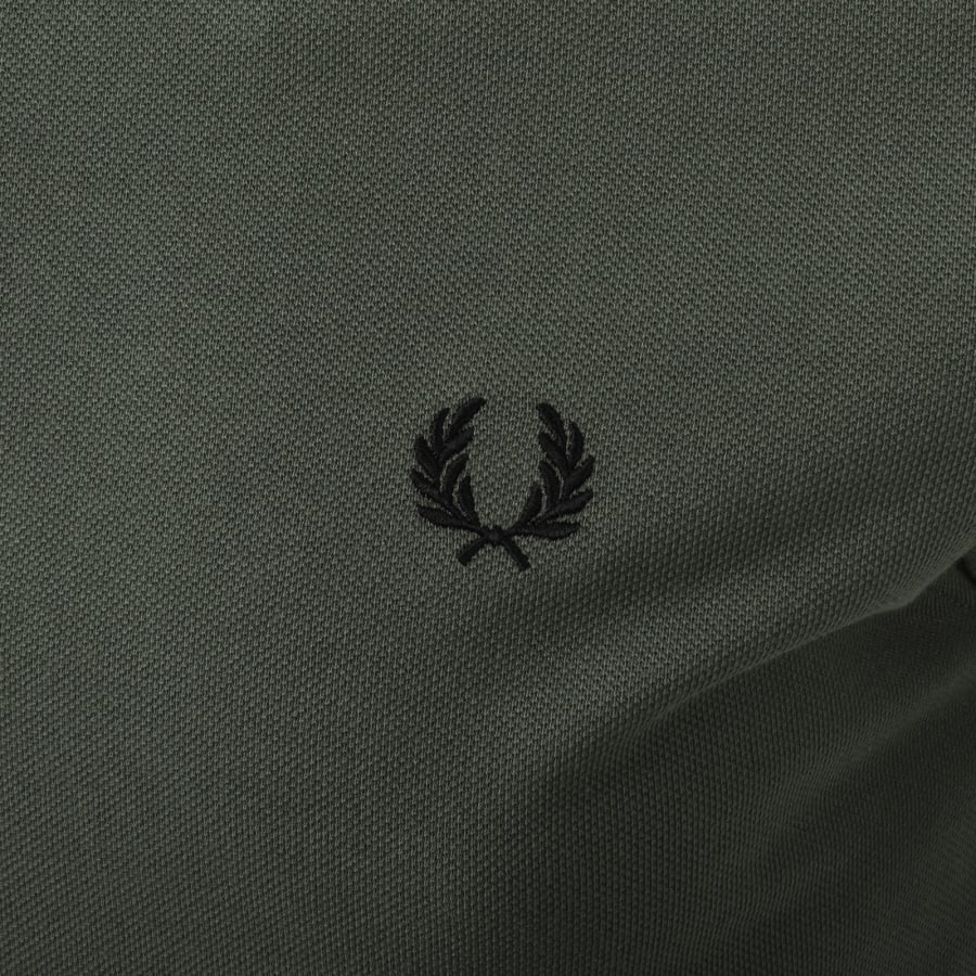 Image number 3 for Fred Perry Twin Tipped Polo T Shirt Green