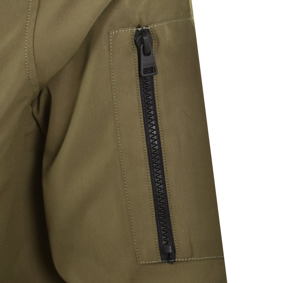 Image number 4 for HUGO Emmond Overshirt Green