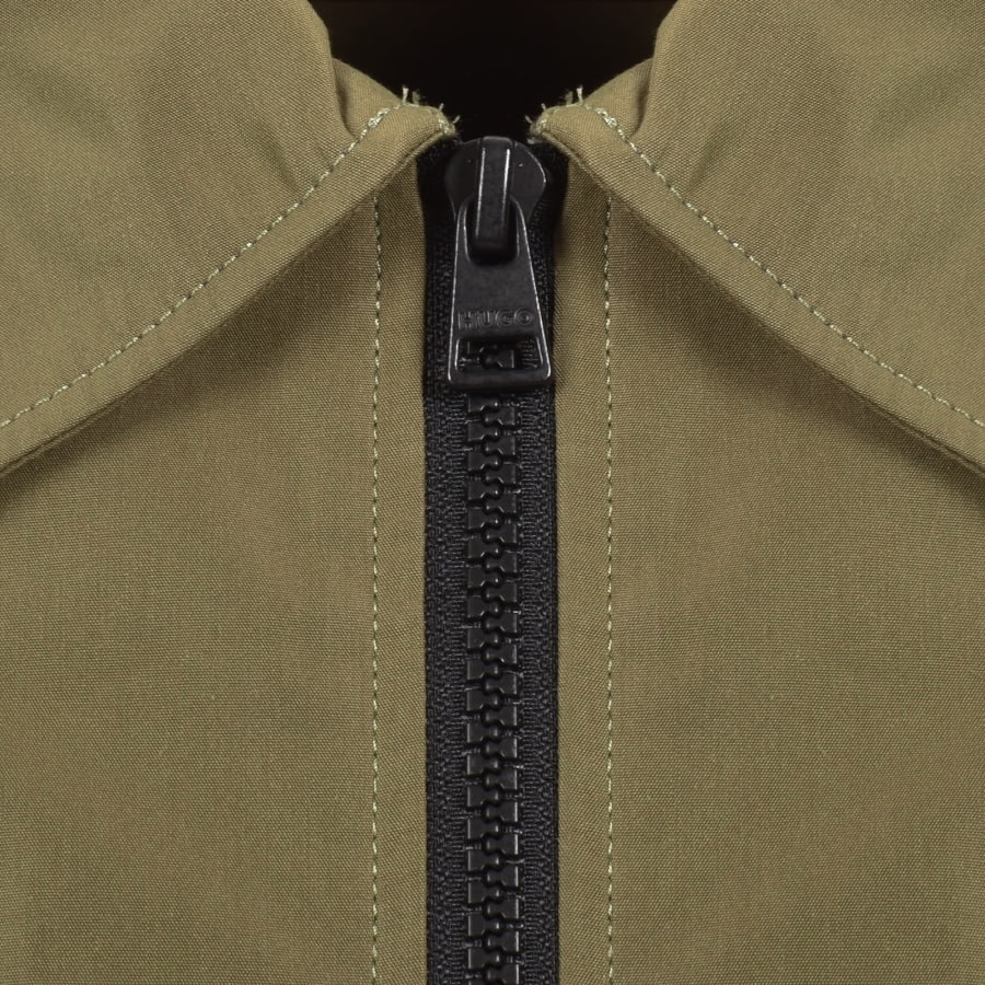 Image number 5 for HUGO Emmond Overshirt Green